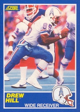 1989 Score Drew Hill #95 Football Card