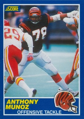 1989 Score Anthony Munoz #96 Football Card