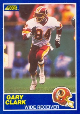 1989 Score Gary Clark #108 Football Card