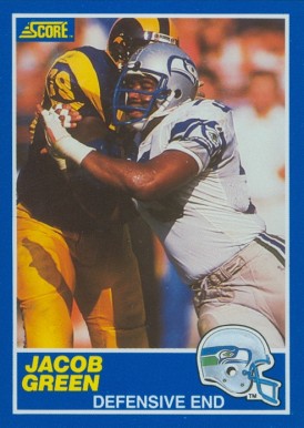 1989 Score Jacob Green #107 Football Card