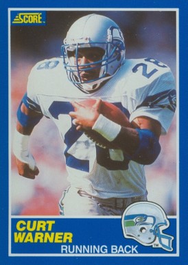 1989 Score Curt Warner #106 Football Card