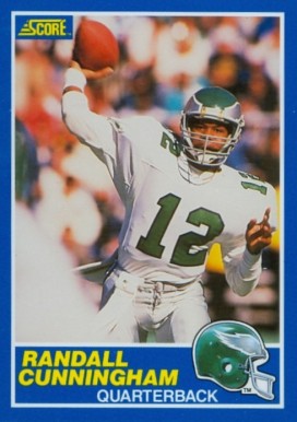1989 Score Randall Cunningham #75 Football Card