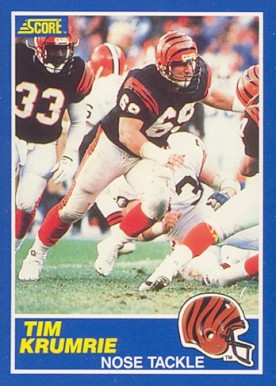 1989 Score Tim Krumrie #69 Football Card