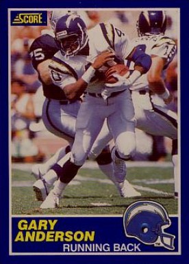 1989 Score Gary Anderson #64 Football Card