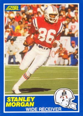 1989 Score Stanley Morgan #51 Football Card