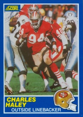 1989 Score Charles Haley #21 Football Card