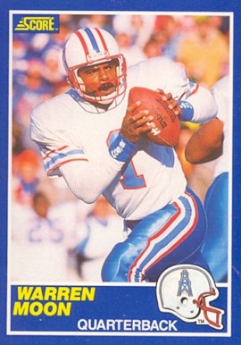 1989 Score Warren Moon #15 Football Card