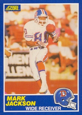 1989 Score Mark Jackson #17 Football Card