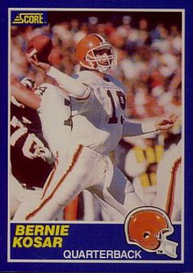 1989 Score Bernie Kosar #9 Football Card