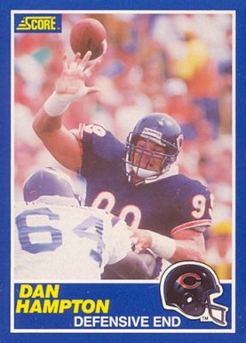 1989 Score Dan Hampton #7 Football Card