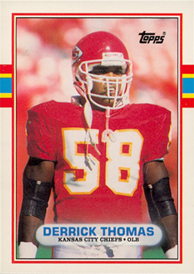 1989 Topps Traded Derrick Thomas #90T Football Card