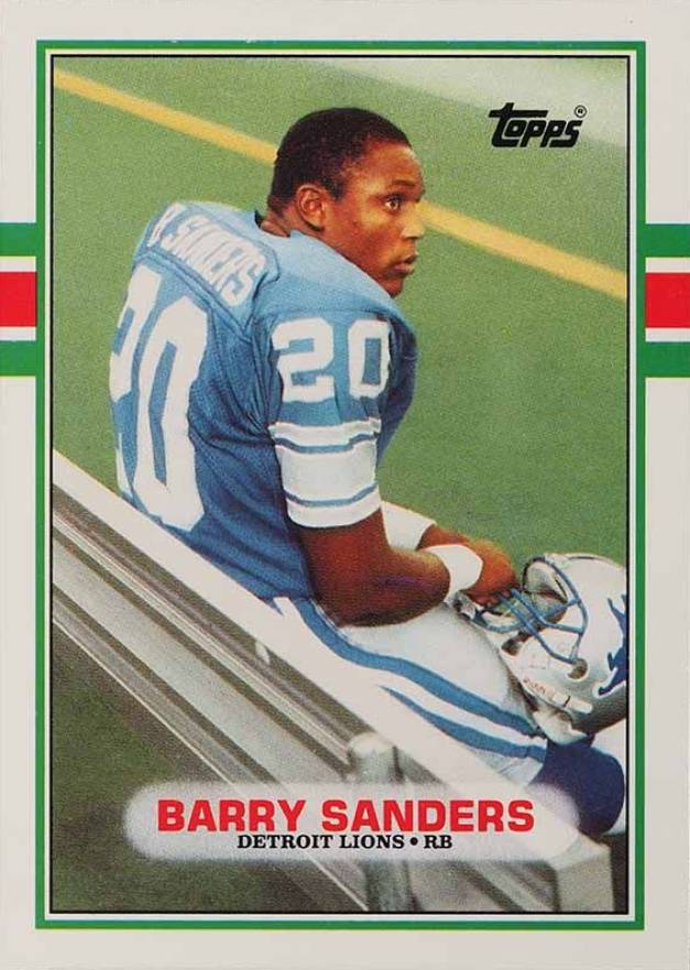 1989 Topps Traded Barry Sanders #83T Football Card