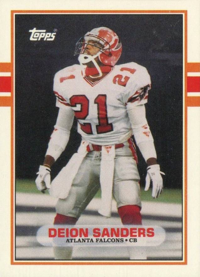 1989 Topps Traded Deion Sanders #30T Football Card