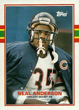 1989 Topps Neal Anderson #64 Football Card
