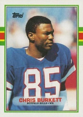 1989 Topps Chris Burkett #54 Football Card
