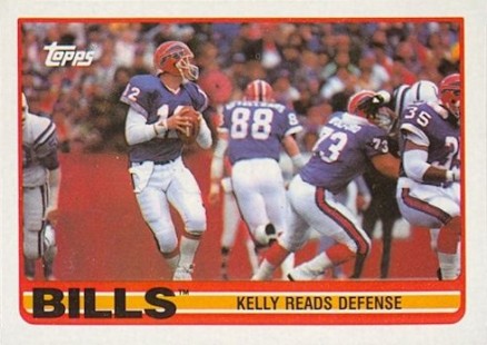 1989 Topps Bills Team Leaders #40 Football Card
