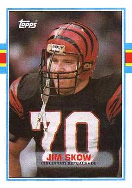 1989 Topps Jim Skow #34 Football Card