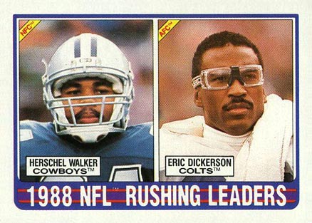 1989 Topps Rushing Leaders #219 Football Card