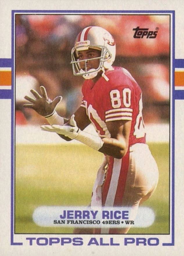 1989 Topps Jerry Rice #7 Football Card