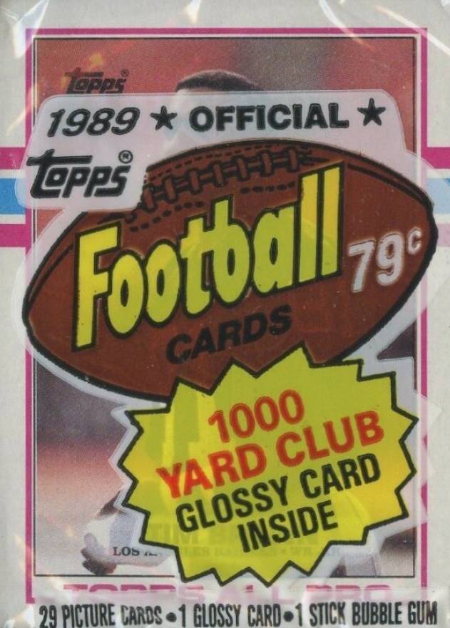 1989 Topps Cello Pack #CP Football Card