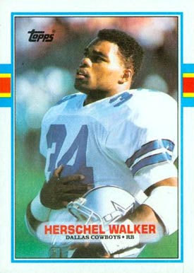 1989 Topps Herschel Walker #385 Football Card