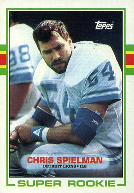 1989 Topps Chris Spielman #361 Football Card