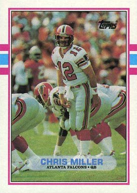 1989 Topps Chris Miller #341 Football Card