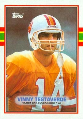 1989 Topps Vinny Testaverde #327 Football Card