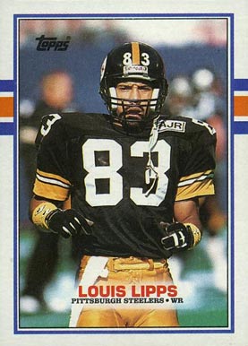 1989 Topps Louis Lipps #318 Football Card