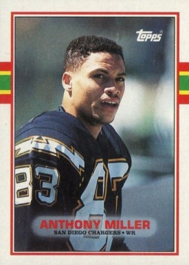 1989 Topps Anthony Miller #313 Football Card