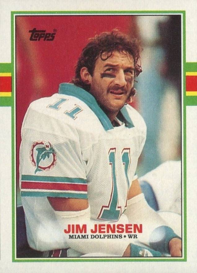 1989 Topps Jim Jensen #299 Football Card