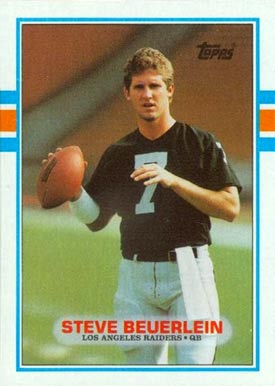 1989 Topps Steve Beuerlein #270 Football Card