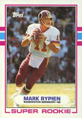 1989 Topps Mark Rypien #253 Football Card