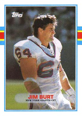 1989 Topps Jim Burt #173 Football Card