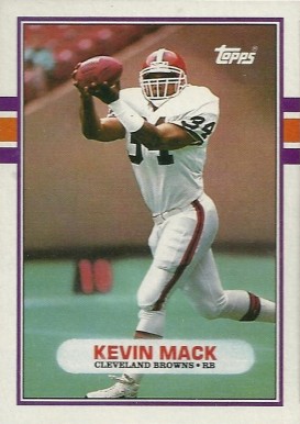 1989 Topps Kevin Mack #149 Football Card