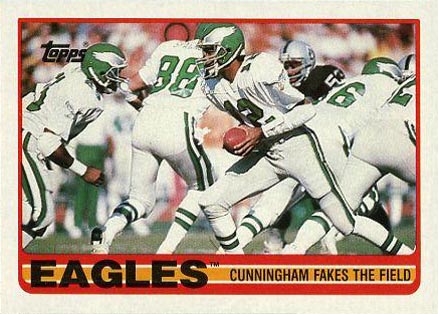 1989 Topps Eagles Team Leaders #106 Football Card