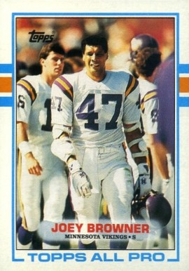 1989 Topps Joey Browner #75 Football Card