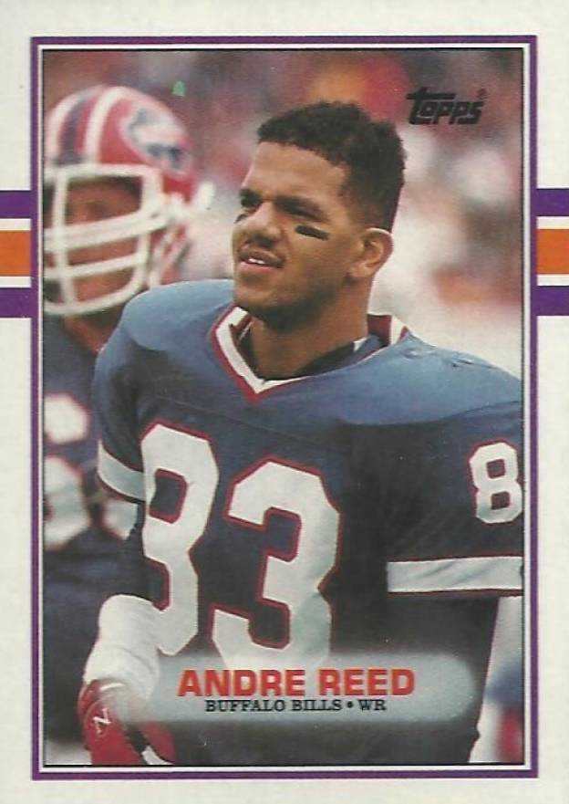 1989 Topps Andre Reed #52 Football Card