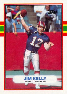 1989 Topps Jim Kelly #46 Football Card