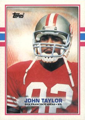 1989 Topps John Taylor #13 Football Card