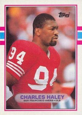 1989 Topps Charles Haley #11 Football Card