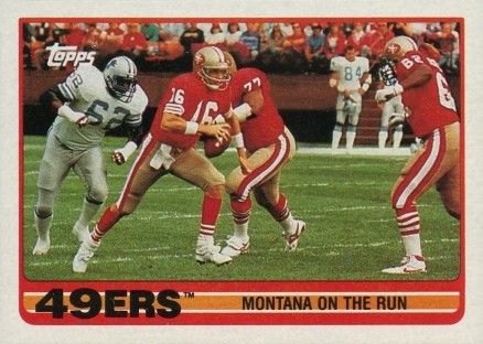 1989 Topps 49ers Team Leaders #6 Football Card