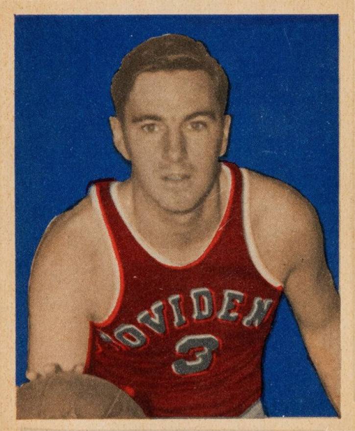 1948 Bowman Ernie Calverley #1 Basketball Card