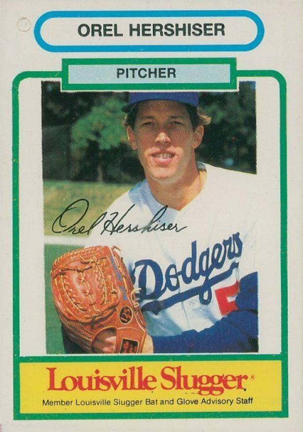 1981 Louisville Slugger Orel Hershiser # Baseball Card