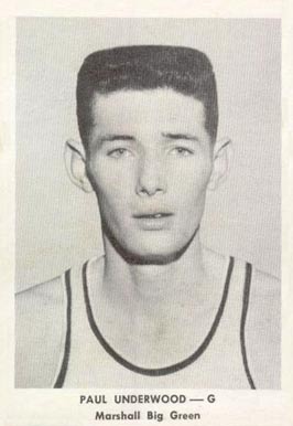 1955 Ashland/Aetna Oil Paul Underwood # Basketball Card