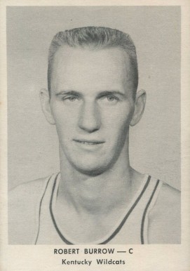 1955 Ashland/Aetna Oil Robert Burrow # Basketball Card