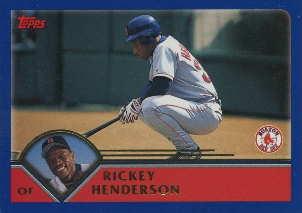2003 Topps Rickey Henderson #72 Baseball Card
