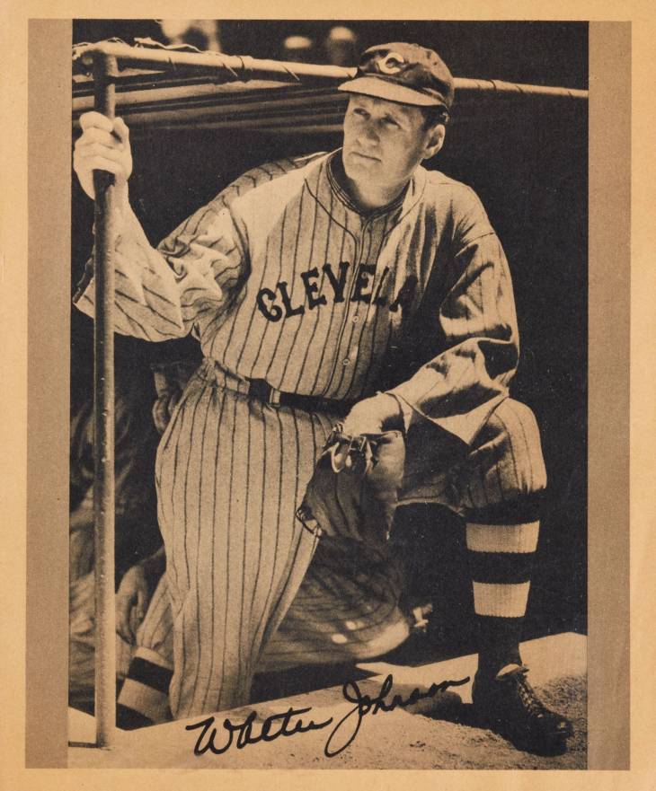 1934 Butterfinger Walter Johnson # Baseball Card