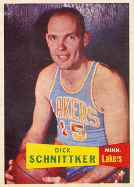 1957 Topps Dick Schnittker #80 Basketball Card