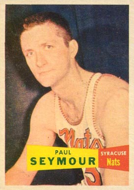 1957 Topps Paul Seymour #72 Basketball Card